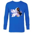 thumbnail image 1 of Disney Encanto Isabela Blooms - Long Sleeve T-Shirt for Men – Customized-Royal, 1 of 5