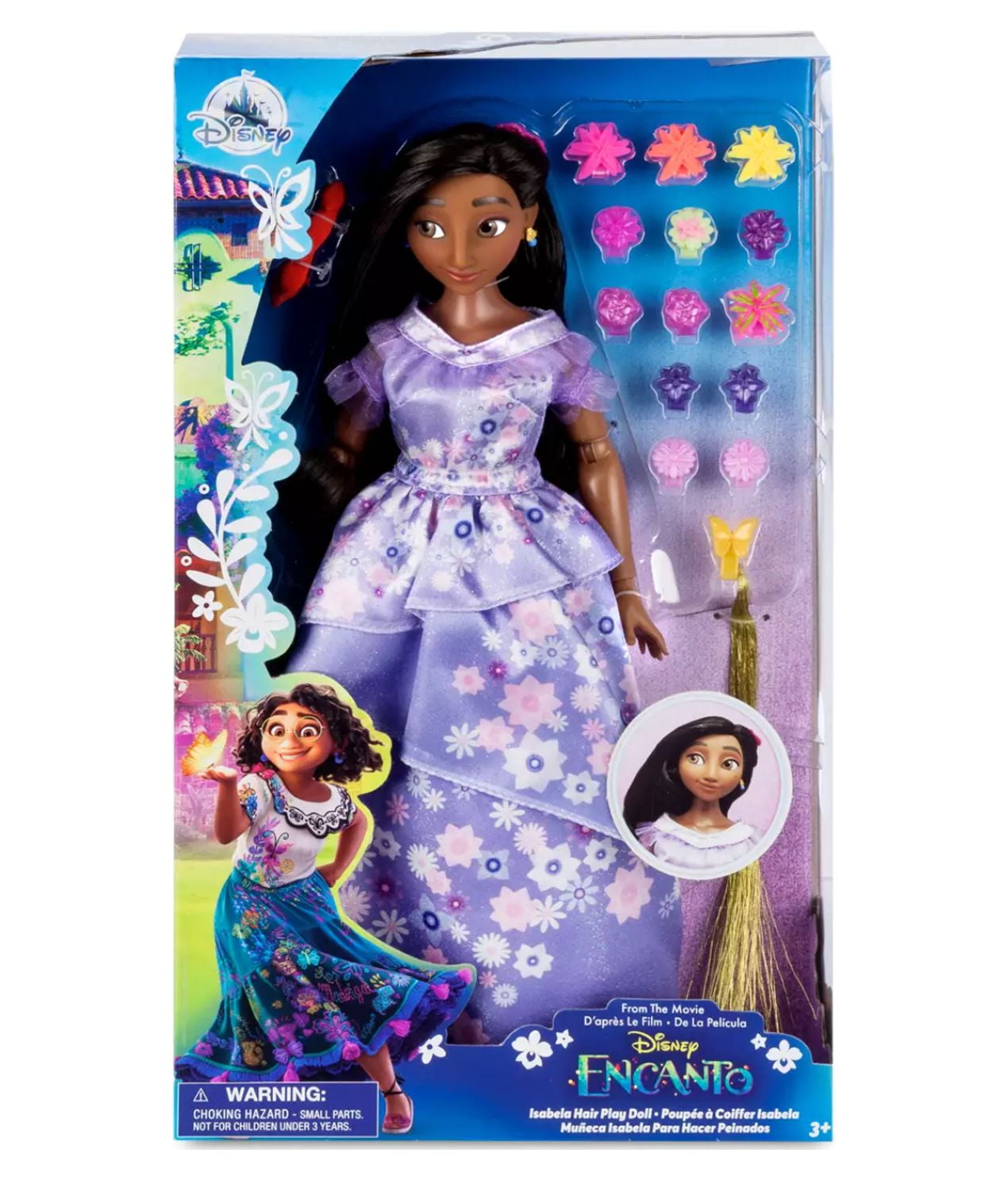 Disney Encanto Isabela Hair Play Doll Toy Nouveau Maroc