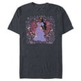 thumbnail image 1 of Disney Encanto Isabela Heart & Flowers Happy Valentine’s Day - Short Sleeve Blended T-Shirt for Adults - Customized-Navy Heather, 1 of 5