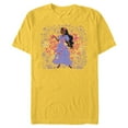 thumbnail image 1 of Disney Encanto Isabela Heart & Flowers Happy Valentine’s Day - Short Sleeve Blended T-Shirt for Adults - Customized-Yellow, 1 of 5