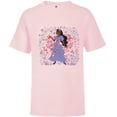 thumbnail image 1 of Disney Encanto Isabela Heart & Flowers Happy Valentine’s Day - Short Sleeve T-Shirt for Kids - Customized-Soft Pink, 1 of 5