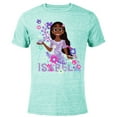 thumbnail image 1 of Disney Encanto Isabela Madrigal Floral - Short Sleeve Blended T-Shirt for Adults - Customized-Ocean Blue, 1 of 5
