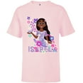 thumbnail image 1 of Disney Encanto Isabela Madrigal Floral - Short Sleeve T-Shirt for Kids - Customized-Soft Pink, 1 of 5