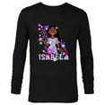 thumbnail image 1 of Disney Encanto Isabela Madrigal Flowers - Long Sleeve T-Shirt for Men - Customized-Black, 1 of 5