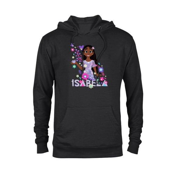 Disney Encanto Isabela Madrigal Flowers - Pullover Hoodie for Adults - Customized-Black