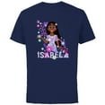 thumbnail image 1 of Disney Encanto Isabela Madrigal Flowers - Short Sleeve Cotton T-Shirt for Adults - Customized-Navy, 1 of 5