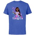 thumbnail image 1 of Disney Encanto Isabela Madrigal Flowers - Short Sleeve Cotton T-Shirt for Adults - Customized-Royal Heather, 1 of 5