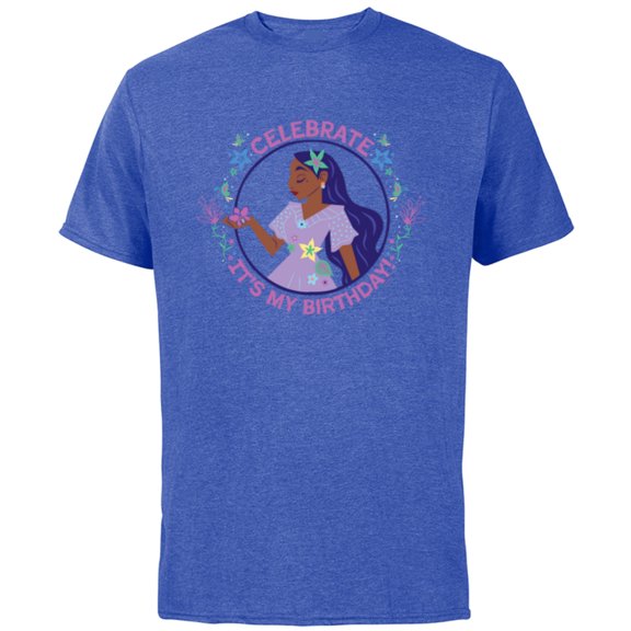 Disney Encanto Isabela Madrigal It’s My Birthday - Short Sleeve Cotton T-Shirt for Adults - Customized-Royal Heather