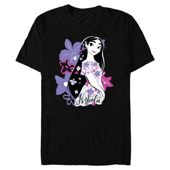 Disney Encanto Isabela Madrigal Pretty Pose - Short Sleeve Blended T-Shirt for Adults - Customized-Black