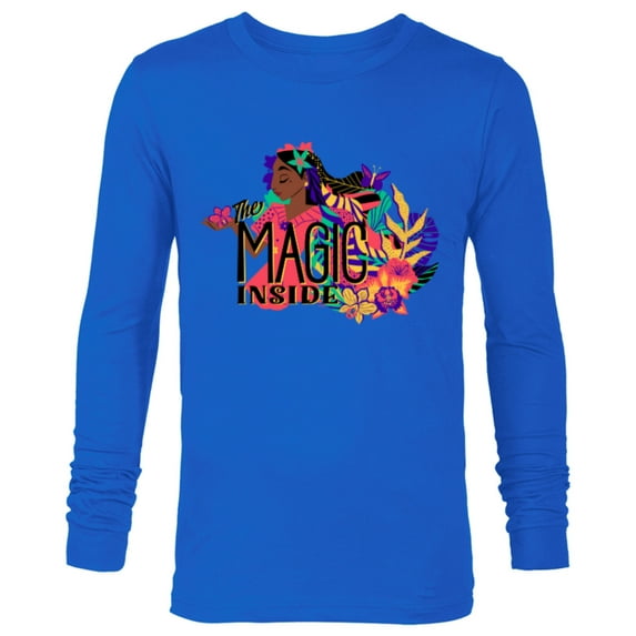 Disney Encanto Isabela Madrigal The Magic Inside - Long Sleeve T-Shirt for Men - Customized-Navy