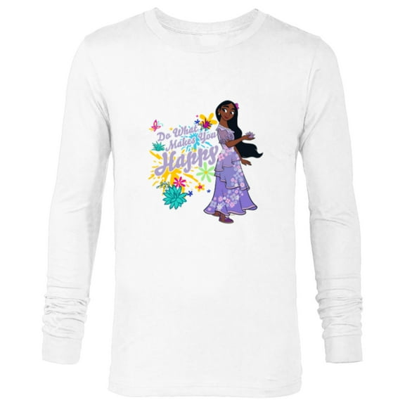 Disney Encanto Isabella Do What Makes You Happy - Long Sleeve T-Shirt for Men - Customized-White