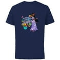 thumbnail image 1 of Disney Encanto Isabella Do What Makes You Happy - Short Sleeve Cotton T-Shirt for Adults - Customized-Navy, 1 of 5