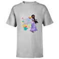 thumbnail image 1 of Disney Encanto Isabella Do What Makes You Happy - Short Sleeve T-Shirt for Kids - Customized-Athletic Heather, 1 of 5