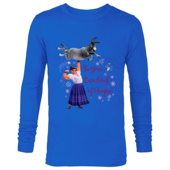 Disney Encanto Luisa Madrigal Be Your Own Kind of Unique - Long Sleeve T-Shirt for Men - Customized-Navy