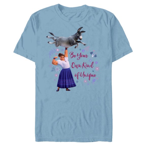 Disney Encanto Luisa Madrigal Be Your Own Kind of Unique - Short Sleeve Blended T-Shirt for Adults - Customized-Ocean Blue