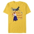 thumbnail image 1 of Disney Encanto Luisa Madrigal Be Your Own Kind of Unique - Short Sleeve Blended T-Shirt for Adults - Customized-Yellow, 1 of 5