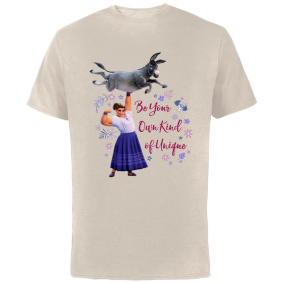 Disney Encanto Luisa Madrigal Be Your Own Kind of Unique - Short Sleeve Cotton T-Shirt for Adults - Customized-Natural