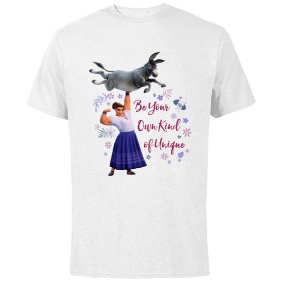 Disney Encanto Luisa Madrigal Be Your Own Kind of Unique - Short Sleeve Cotton T-Shirt for Adults - Customized-White