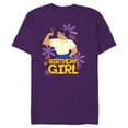 thumbnail image 1 of Disney Encanto Luisa Madrigal Birthday Girl Flex - Short Sleeve Blended T-Shirt for Adults - Customized-Purple, 1 of 5