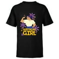 thumbnail image 1 of Disney Encanto Luisa Madrigal Birthday Girl Flex - Short Sleeve T-Shirt for Kids - Customized-Black, 1 of 5