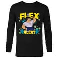 thumbnail image 1 of Disney Encanto Luisa Madrigal Flex Alert - Long Sleeve T-Shirt for Men – Customized-Black, 1 of 5