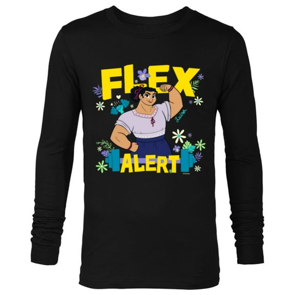 Disney Encanto Luisa Madrigal Flex Alert - Long Sleeve T-Shirt for Men – Customized-Black