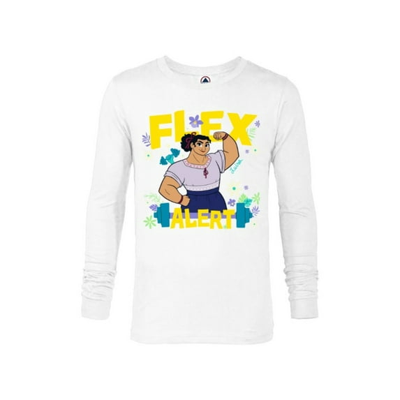Disney Encanto Luisa Madrigal Flex Alert - Long Sleeve T-Shirt for Men – Customized-White