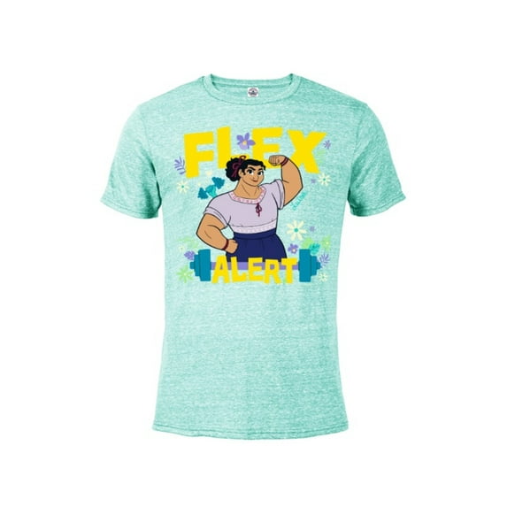 Disney Encanto Luisa Madrigal Flex Alert - Short Sleeve Blended T-Shirt for Adults – Customized-Celadon Snow Heather
