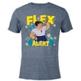 thumbnail image 1 of Disney Encanto Luisa Madrigal Flex Alert - Short Sleeve Blended T-Shirt for Adults – Customized-Navy Heather, 1 of 5