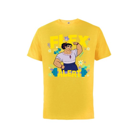 Disney Encanto Luisa Madrigal Flex Alert - Short Sleeve Cotton T-Shirt for Adults – Customized-Sunflower