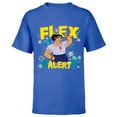 thumbnail image 1 of Disney Encanto Luisa Madrigal Flex Alert - Short Sleeve T-Shirt for Kids – Customized-Royal, 1 of 5