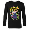 thumbnail image 1 of Disney Encanto Luisa Madrigal Floral - Long Sleeve T-Shirt for Men - Customized-Black, 1 of 5