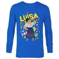 thumbnail image 1 of Disney Encanto Luisa Madrigal Floral - Long Sleeve T-Shirt for Men - Customized-Royal, 1 of 5