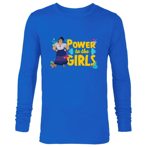 Disney Encanto Luisa Power to the Girls - Long Sleeve T-Shirt for Men - Customized-Navy