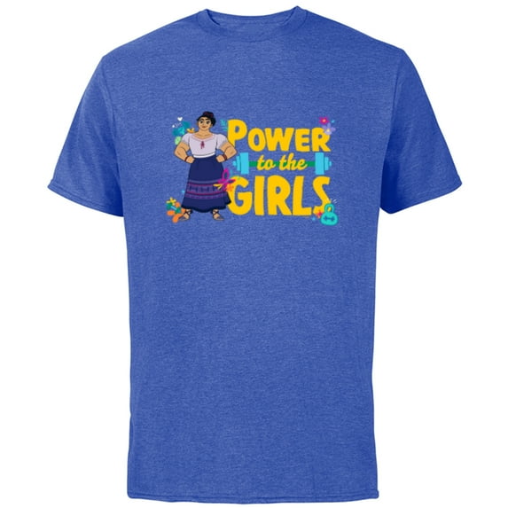 Disney Encanto Luisa Power to the Girls - Short Sleeve Cotton T-Shirt for Adults - Customized-Royal Heather