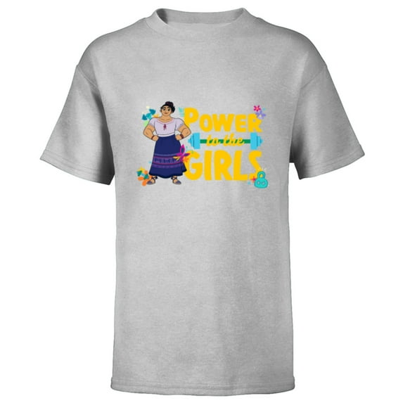 Disney Encanto Luisa Power to the Girls - Short Sleeve T-Shirt for Kids - Customized-Athletic Heather