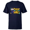 thumbnail image 1 of Disney Encanto Luisa Power to the Girls - Short Sleeve T-Shirt for Kids - Customized-Navy, 1 of 5