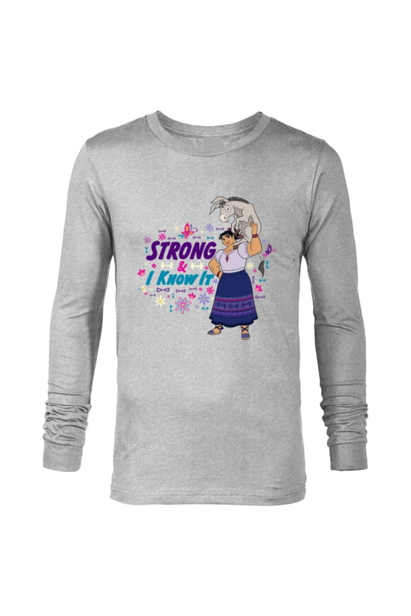 Encanto Luisa Strong I know It - Long Sleeve T-Shirt for Men - Customized-Athletic Heather