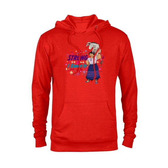 Disney Encanto Luisa Strong I know It - Pullover Hoodie for Adults - Customized-Red