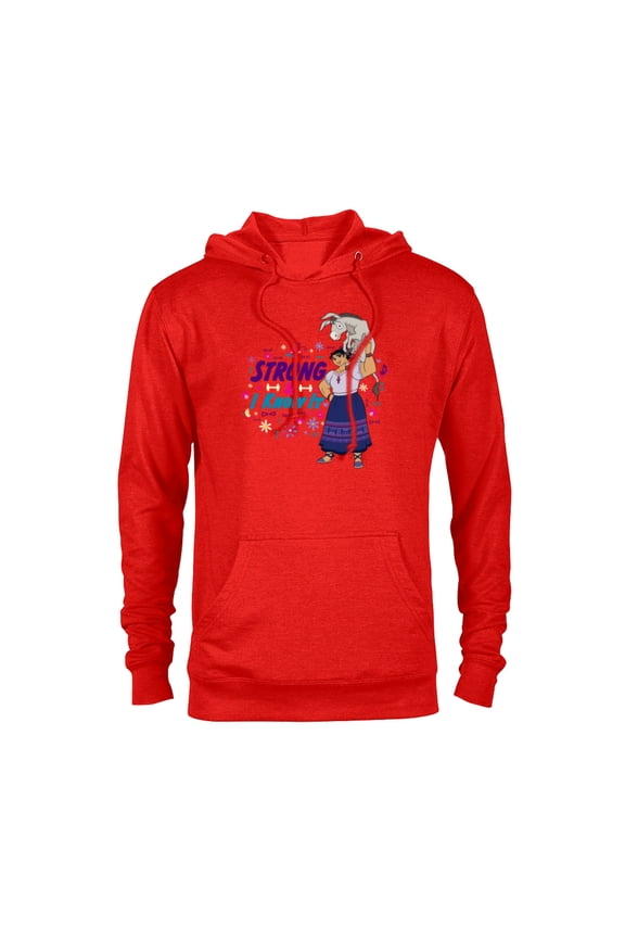 Encanto Luisa Strong I know It - Pullover Hoodie for Adults - Customized-Red