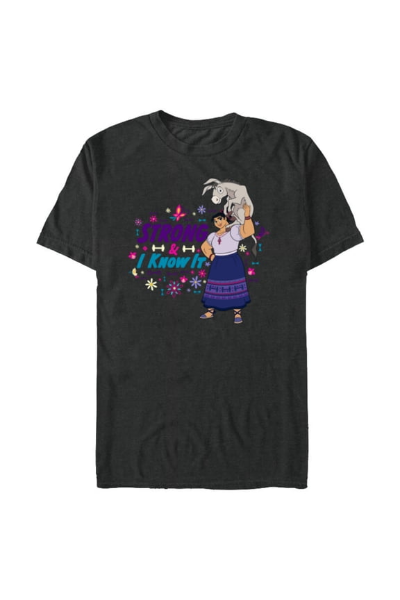 Encanto Luisa Strong I know It - Short Sleeve Blended T-Shirt for Adults - Customized-Dark Heather
