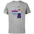 thumbnail image 1 of Disney Encanto Luisa Strong I know It - Short Sleeve Cotton T-Shirt for Adults - Customized-Athletic Heather, 1 of 5