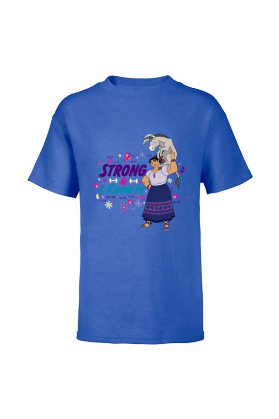 Encanto Luisa Strong I know It - Short Sleeve T-Shirt for Kids - Customized-Royal
