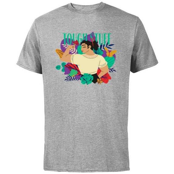 Disney Encanto Luisa Tough Stuff Floral Paradiso - Short Sleeve Cotton T-Shirt for Adults - Customized-Athletic Heather
