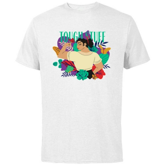 Disney Encanto Luisa Tough Stuff Floral Paradiso - Short Sleeve Cotton T-Shirt for Adults - Customized-White