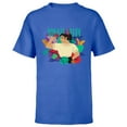 thumbnail image 1 of Disney Encanto Luisa Tough Stuff Floral Paradiso - Short Sleeve T-Shirt for Kids - Customized-Royal, 1 of 5