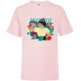 thumbnail image 1 of Disney Encanto Luisa Tough Stuff Floral Paradiso - Short Sleeve T-Shirt for Kids - Customized-Soft Pink, 1 of 5