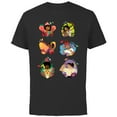 thumbnail image 1 of Disney Encanto Madrigal Family Personalities - Short Sleeve Cotton T-Shirt for Adults - Customized-Black, 1 of 5
