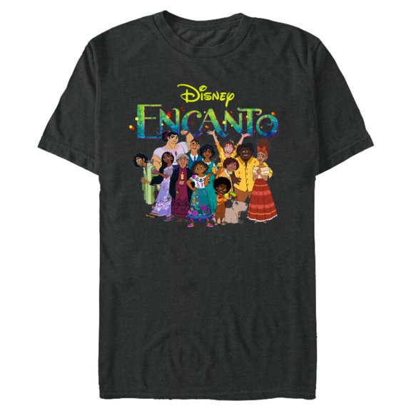 Disney Encanto Madrigal Family - Short Sleeve Blended T-Shirt for Adults – Customized-Dark Heather