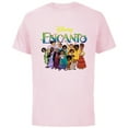 thumbnail image 1 of Disney Encanto Madrigal Family - Short Sleeve Cotton T-Shirt for Adults - Customized-Soft Pink, 1 of 5
